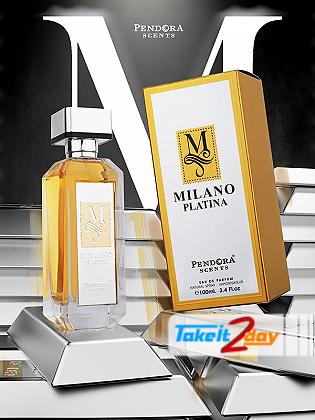 Paris Corner Pendora Scents Milano Platina Perfume For Men 100 ML EDP